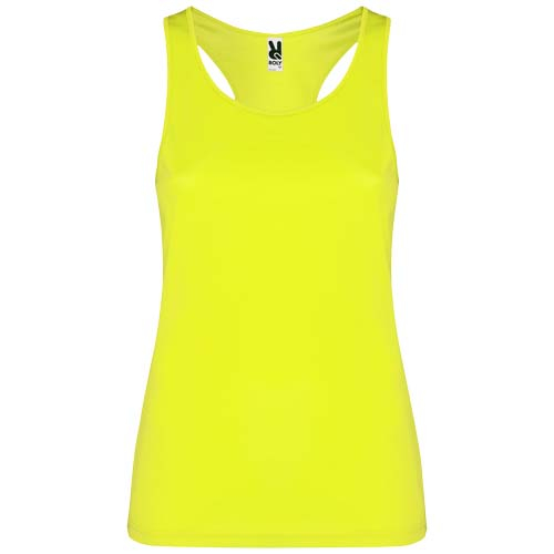Débardeur publicitaire de sport pour femme Shura ROLY Jaune fluo